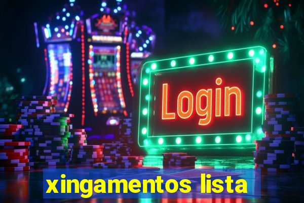 xingamentos lista